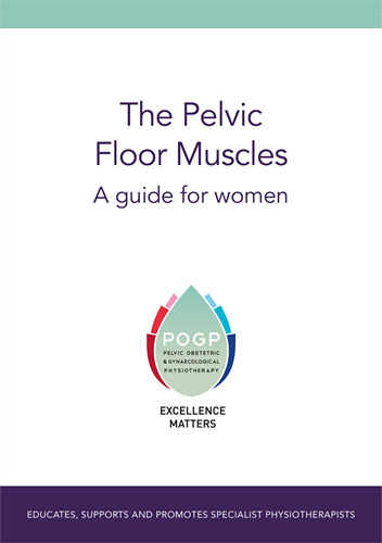 Show details for Pelvic Floor Muscles (A guide for Women) booklet – POGP2