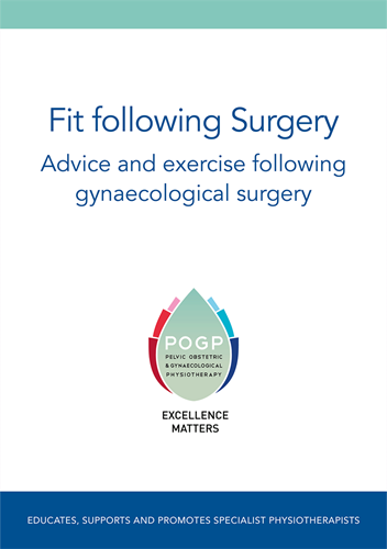 Show details for Fit Following Surgery – Advice and Exercise Following Major Gynaecological Surgery -POGP4